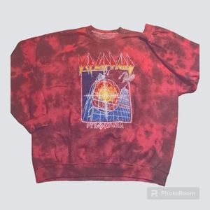 Def Leppard oversized sweatshirt